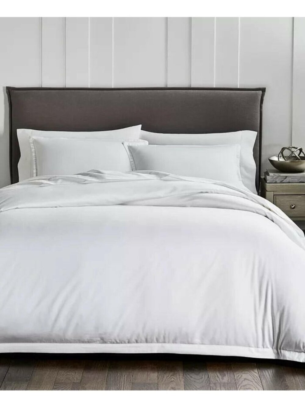 Hotel Collection 680 Thread Count Comforter Set Full Queen White $435